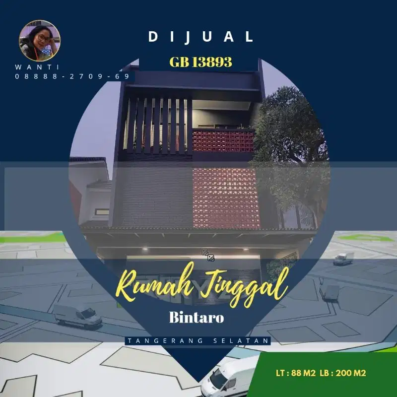 Rumah Tinggal Cantik Siap Huni