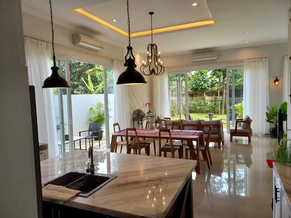 Rumah layout plong dan asri di Eminent BSD Dekat AEON Prasmul