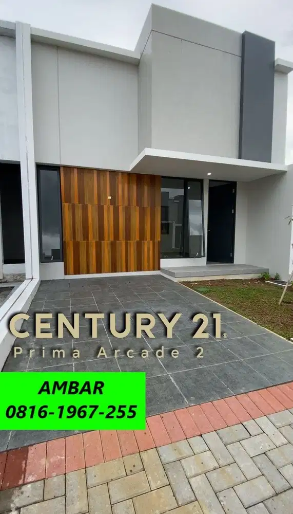 10743-SC Rumah 1 Lantai di U Ville Bintaro Cluster Baru 2023