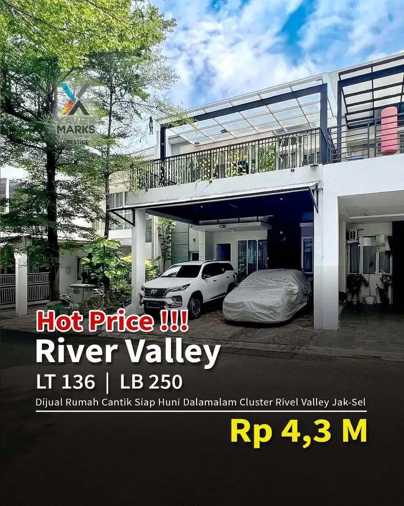 . Dijual Rumah dalam Cluster River Valley, Lebak Bulus, Jaksel   Jual