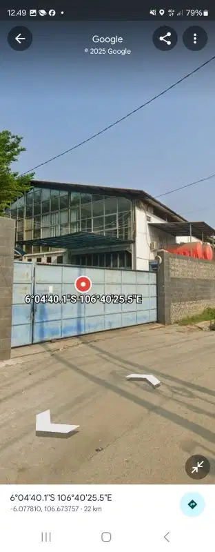 Termurah, Gudamg dijual via lelang di Tangerang Selatan