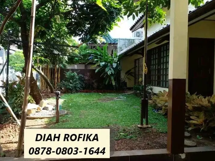 Rumah Lama 1 Lantai ada halaman depan di Sektor 1 Bintaro Jaya RR-9994