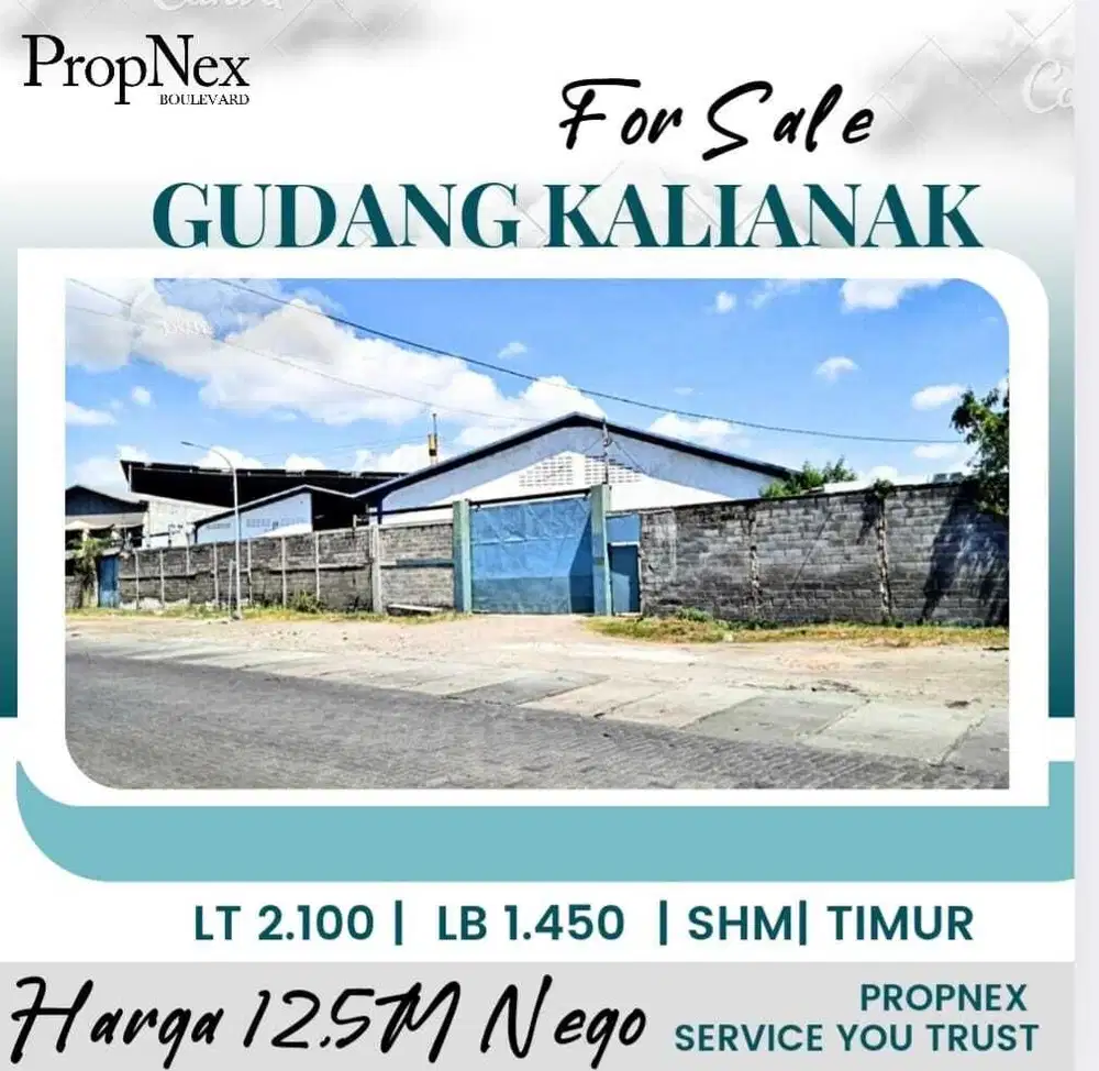 GUDANG MURAH DI KALIANAK SURABAYA DEKAT MARGOMULYO HANYA 5jtan / m²