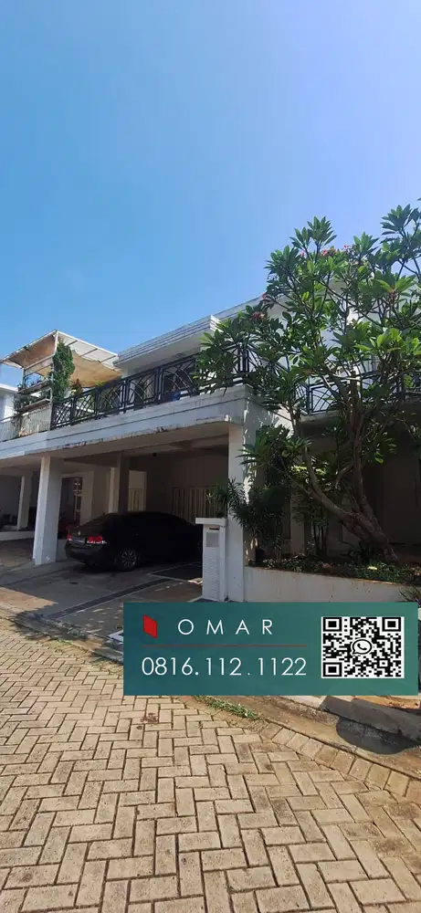 Termurah di kebayoran village bintaro luas  170m2 harga masih nego