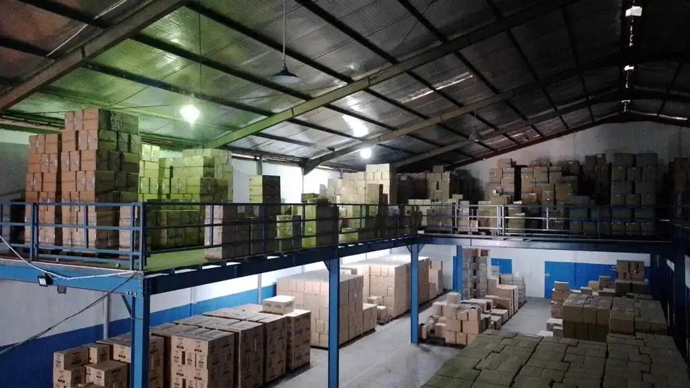 Jual Gudang Romokalisari Sekat Dalam 2 Lantai