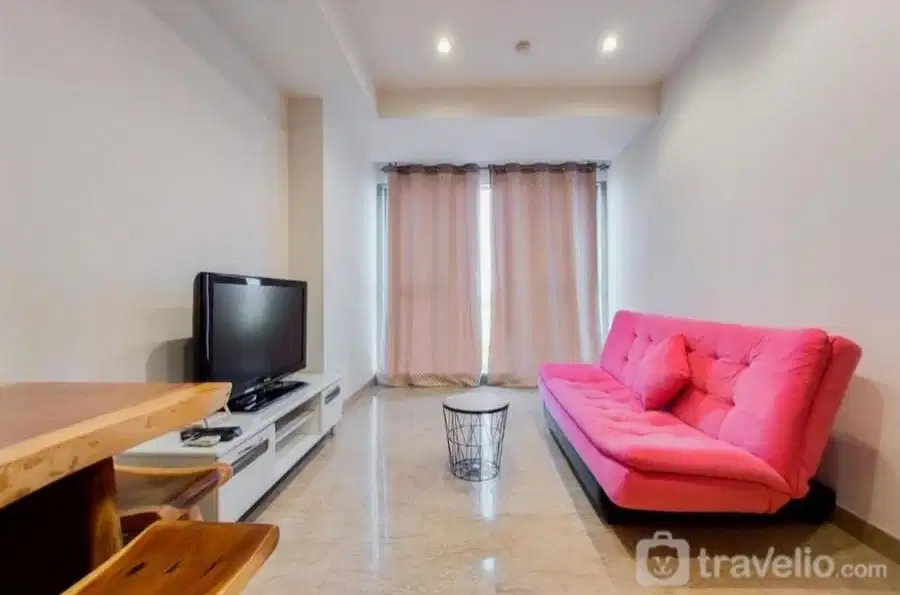 JUAL RUGI APARTEMEN FULL FURNISHED BRANZ 1BR VIEW AEON