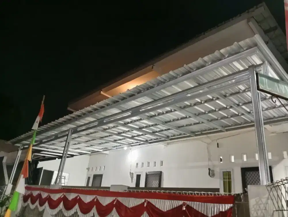 Kanopi baja ringan model terbaru minimalis modern