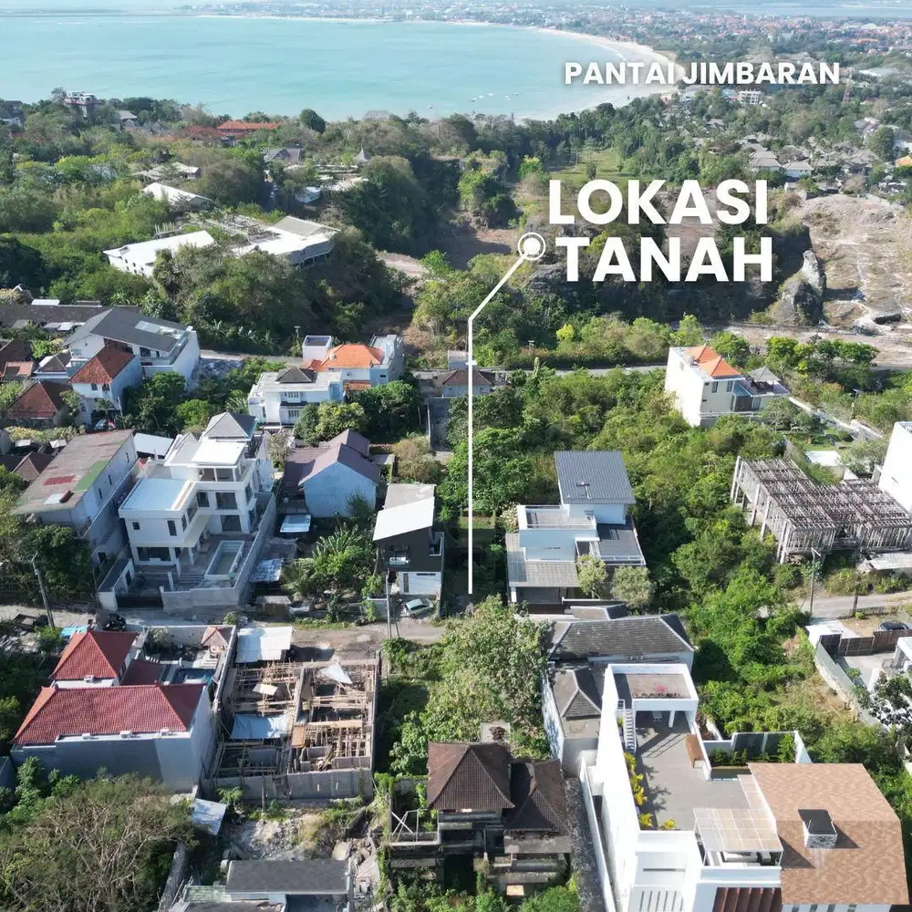 Ocean View Land Plot in Jimbaran