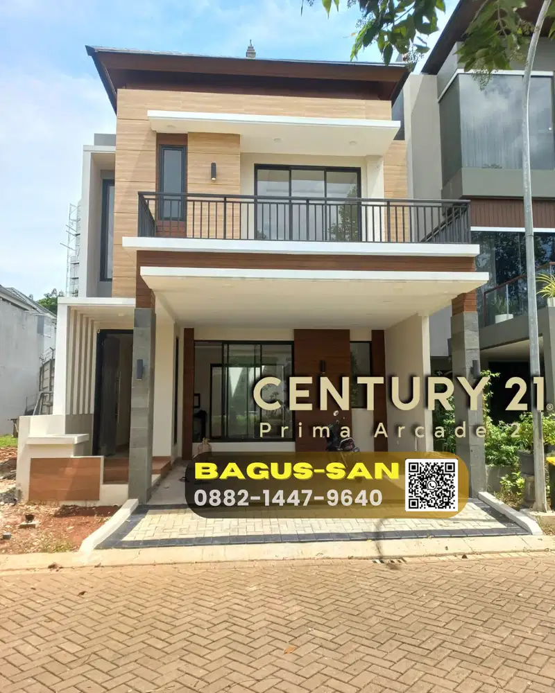Dijual Rumah Baru Luas 85 m2  Siap Huni di Discovery Sektor 9 Bintaro