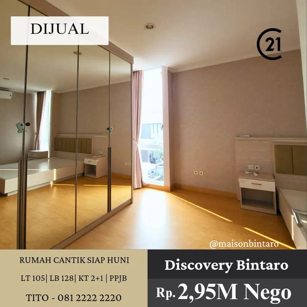 Rumah Cantik Siap Huni di Discovery Bintaro Jaya 15459