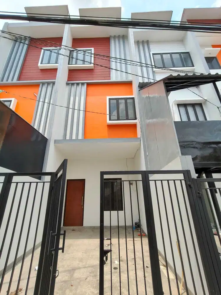 Murah Rumah Baru 3 Lantai Way Seputih Komplek Tanjung Duren