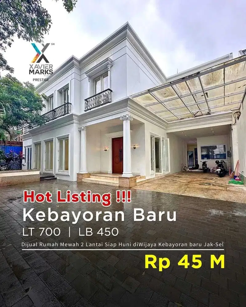 Dijual rumah siap huni Jl Wijaya 1 (dekat pandor) Kebayoran baru