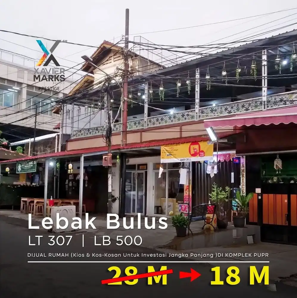 TURUN HARGA!!  DI JUAL RUMAH (Kios &amp; Kos-Kosan Untuk Investasi Jangka