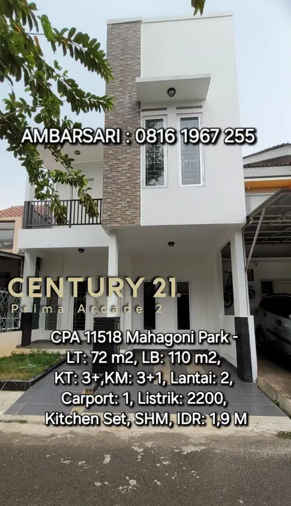 11518 - Rumah brand new dalam cluster shm  siap huni