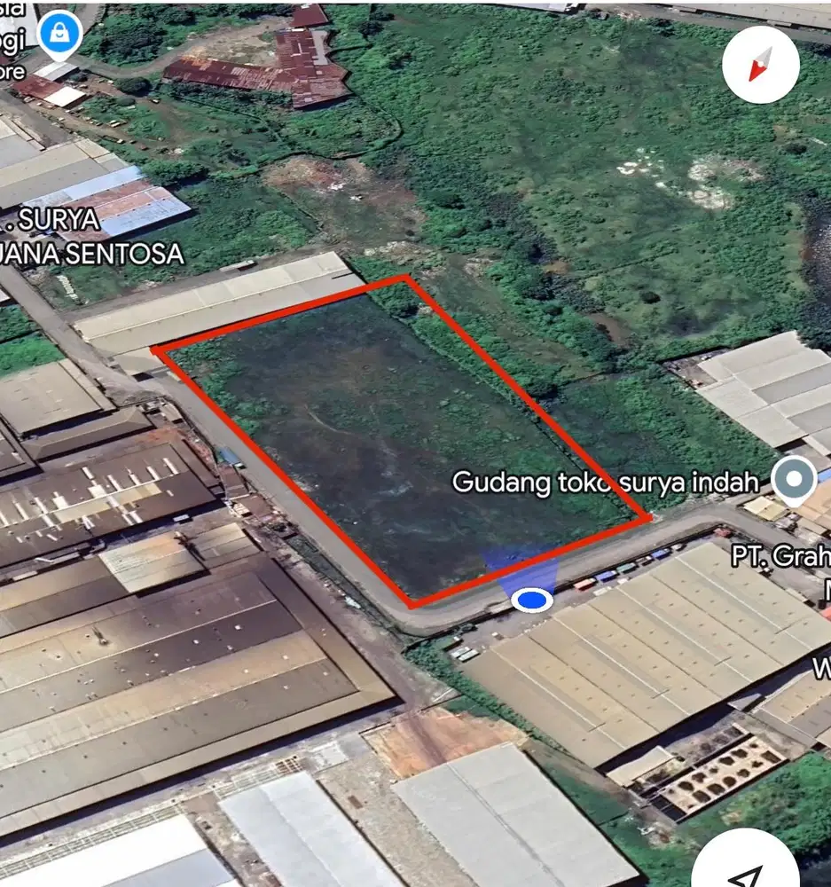 Kavling Gudang 1,3 ha Jl. PU makassar