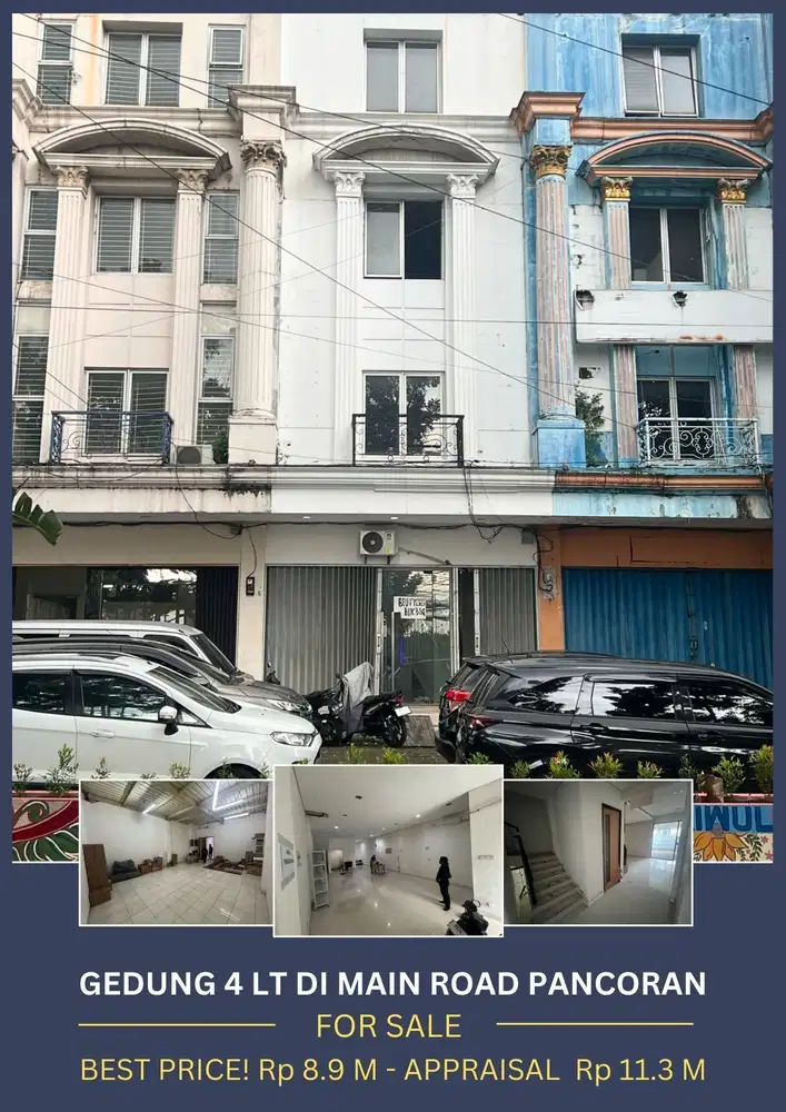Gedung 4 lt di jalan utama pancoran sebelah sucofindo nilai apraisal