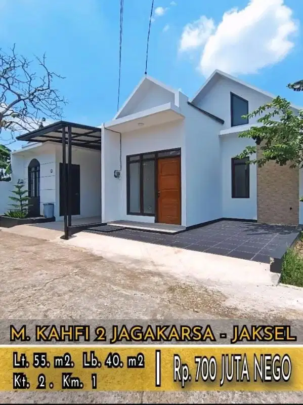 Rumah baru siap huni di Jagakarsa Jakarta Selatan