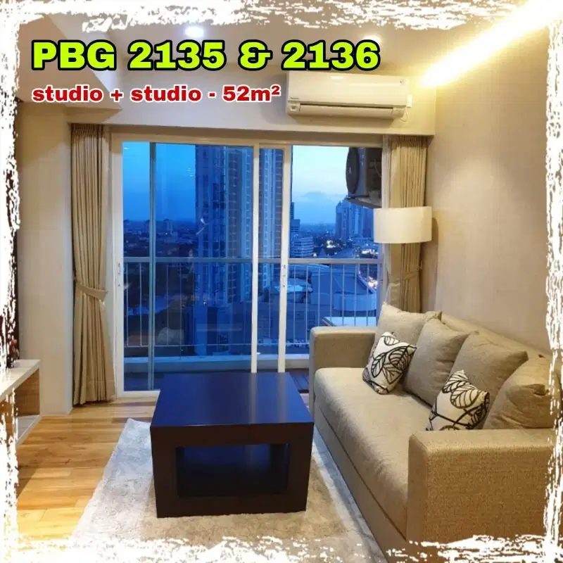 JUAL apartemen PBG Puncak Bukit Golf studio + studio