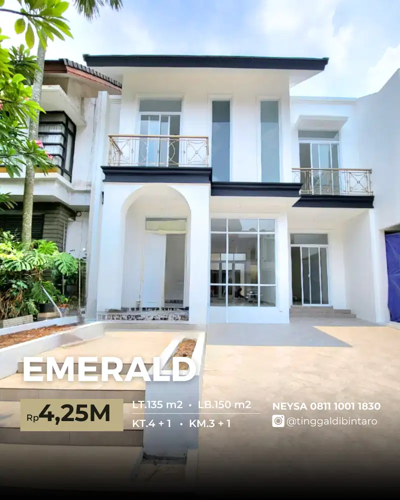 Rumah Siap Huni Dekat Akses Tol di Emerald Bintaro sc13650