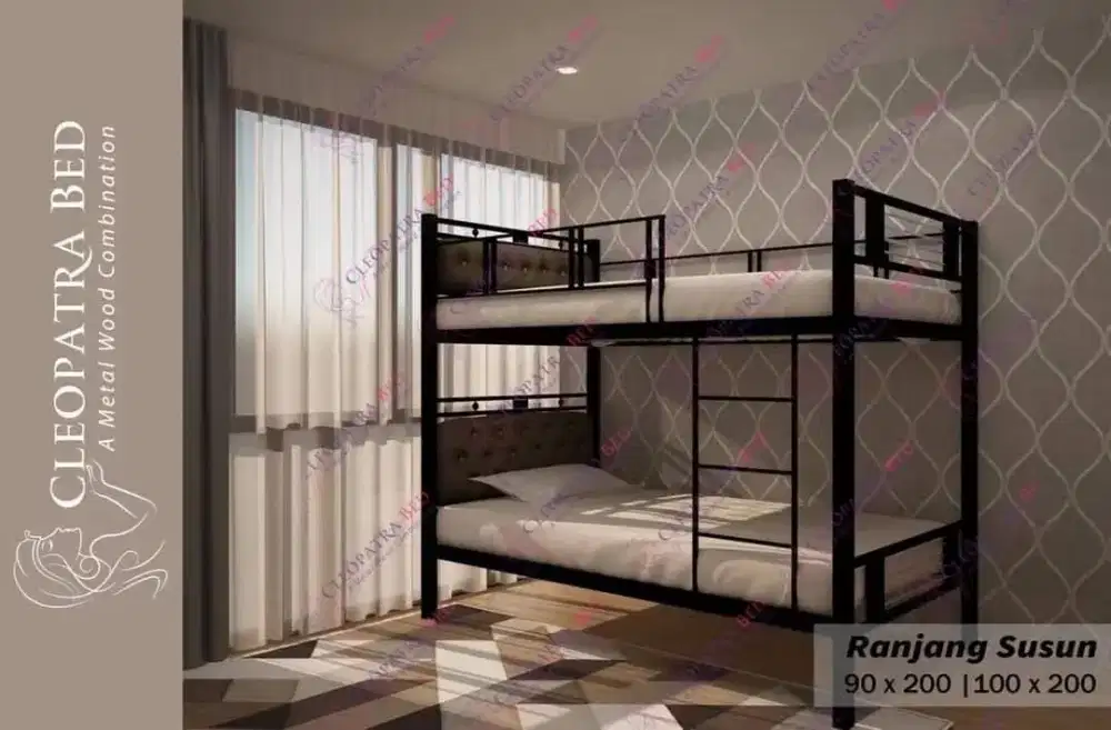 Ranjang Susun Besi Cleopatra