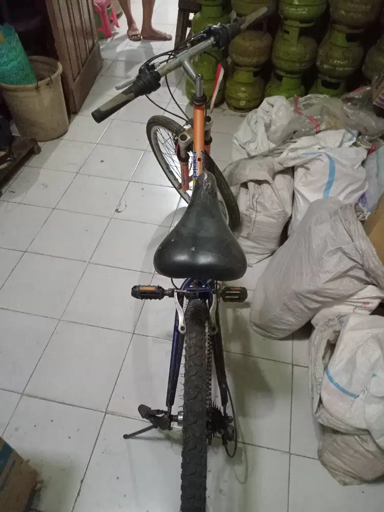Sepeda MTB 24 Polygon rapid fullsusp 18 speed, 500k