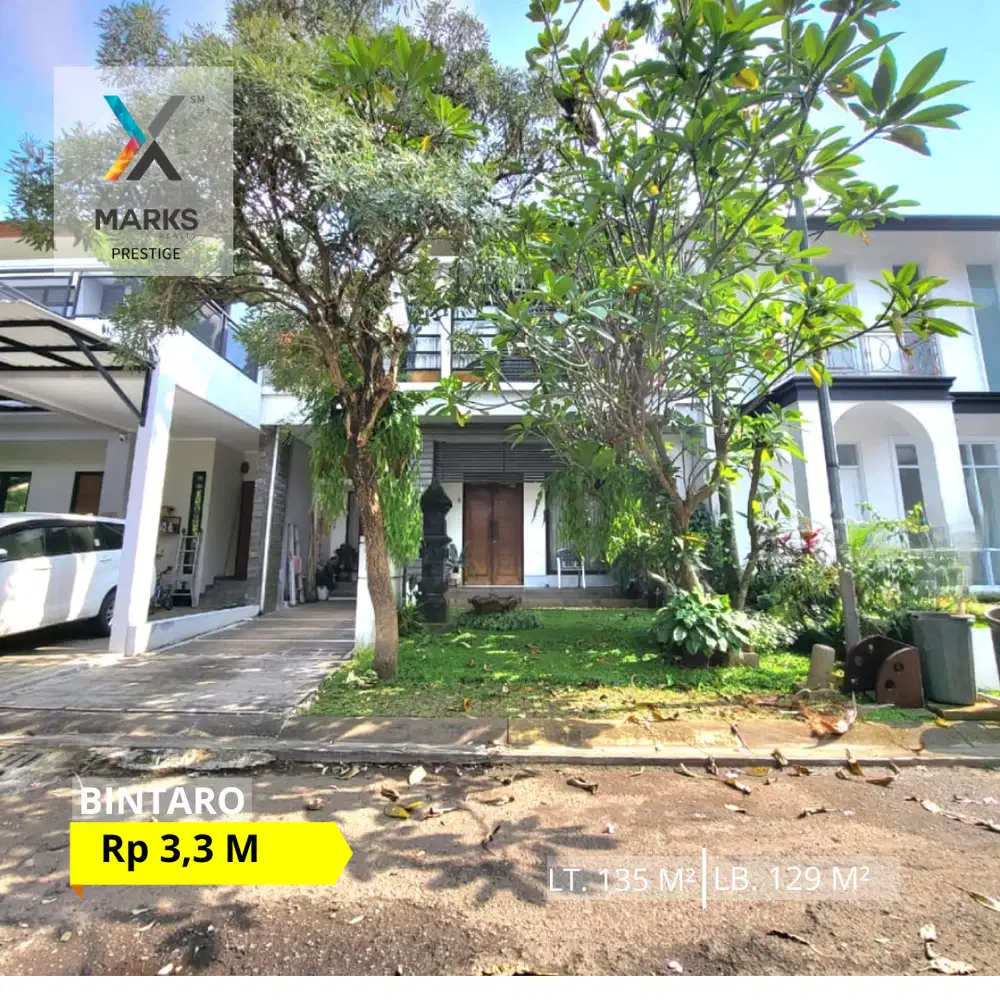 DIJUAL RUMAH SIAP HUNI EMERALD RESIDENCE BINTARO TANGERANG SELATAN