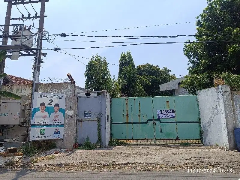 Gudang terawat luas siap huni dekat akses tol Berbek