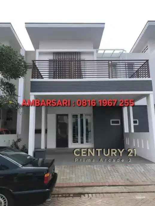 12349 - Rumah bagus 2 lantai discovery bintaro 9 shm siap huni