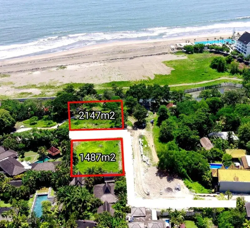 Tanah Luxury didepan Pantai Berawa, Canggu. Bali