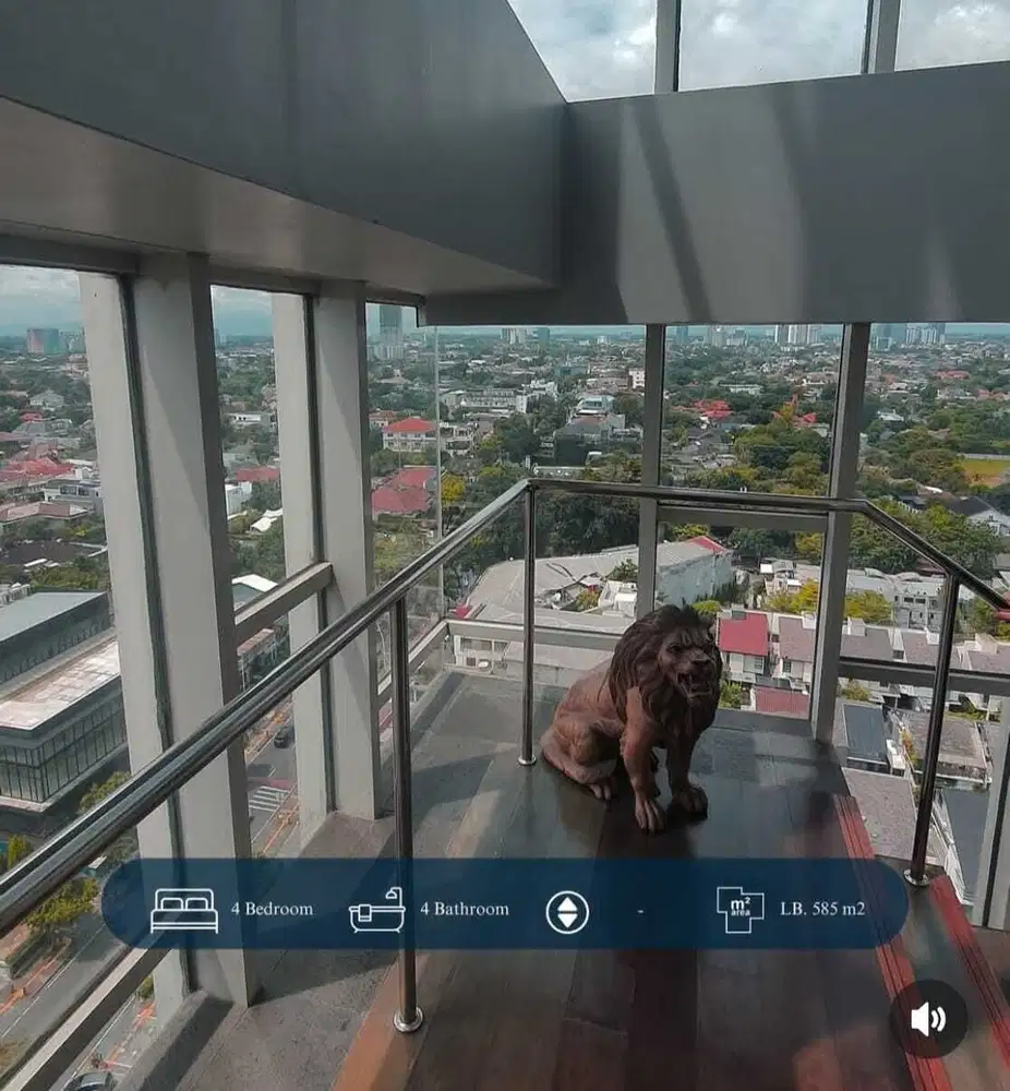 Penthouse Kemang, Nirvana Apartemen, Best View