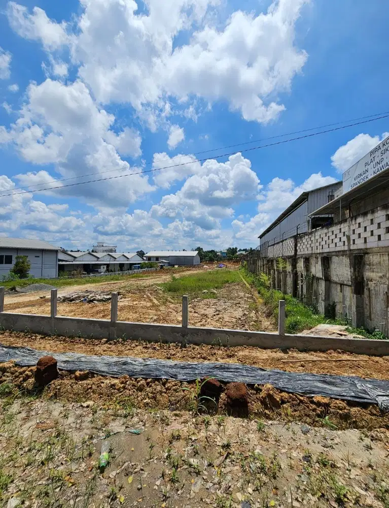 Tanah Industri Siap Pakai Strategis Sudah Pematangan Lahan