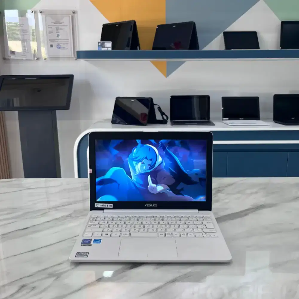 [AS10]Laptop Desain Asus 4GB SSD 12 kamera jernih+windows