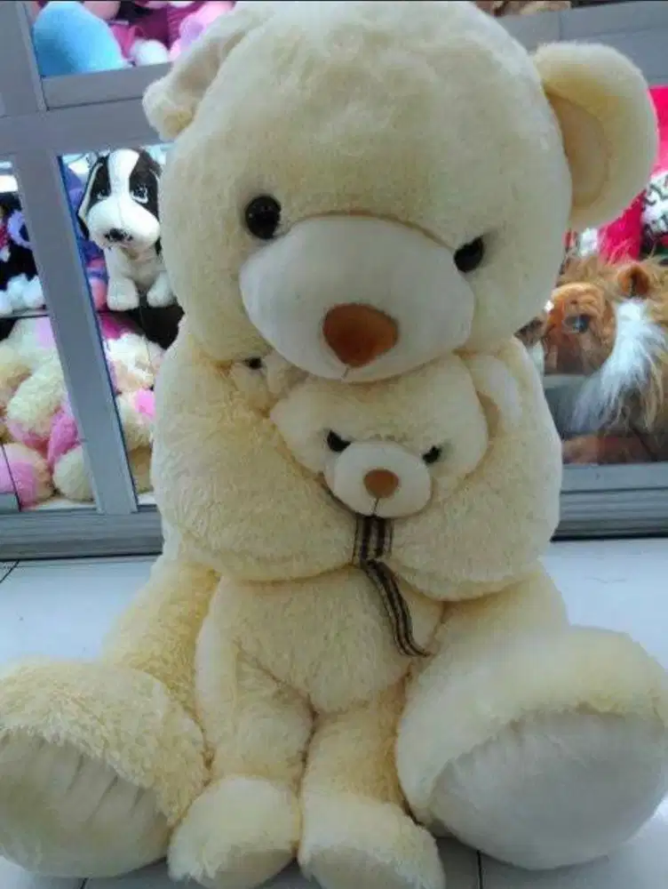 Boneka Teddy Bear Super Jumbo Gendong Anak