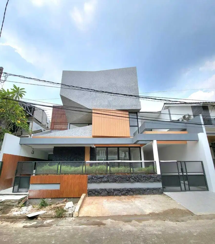 Rumah Brand New Industrial Ada Swim Pool di Sektor 9 Bintaro sc11479