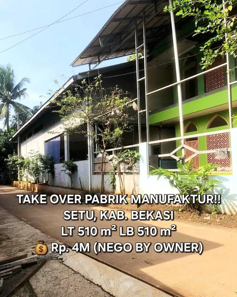 Take over pabrik rubber aktif Bekasi