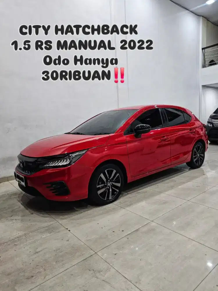 (TDP 18JT) CITY HATCHBACK 1.5 RS Manual 2022 / 2023 honda merah jazz