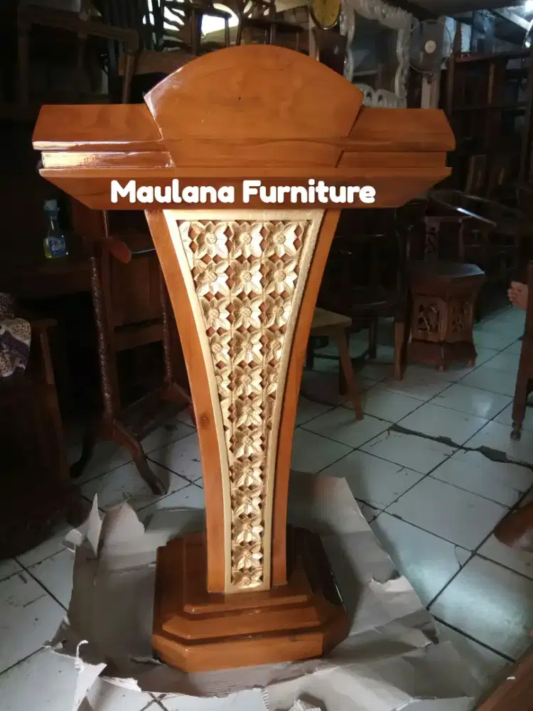 Mimbar podium masjid ready stok bisa COD