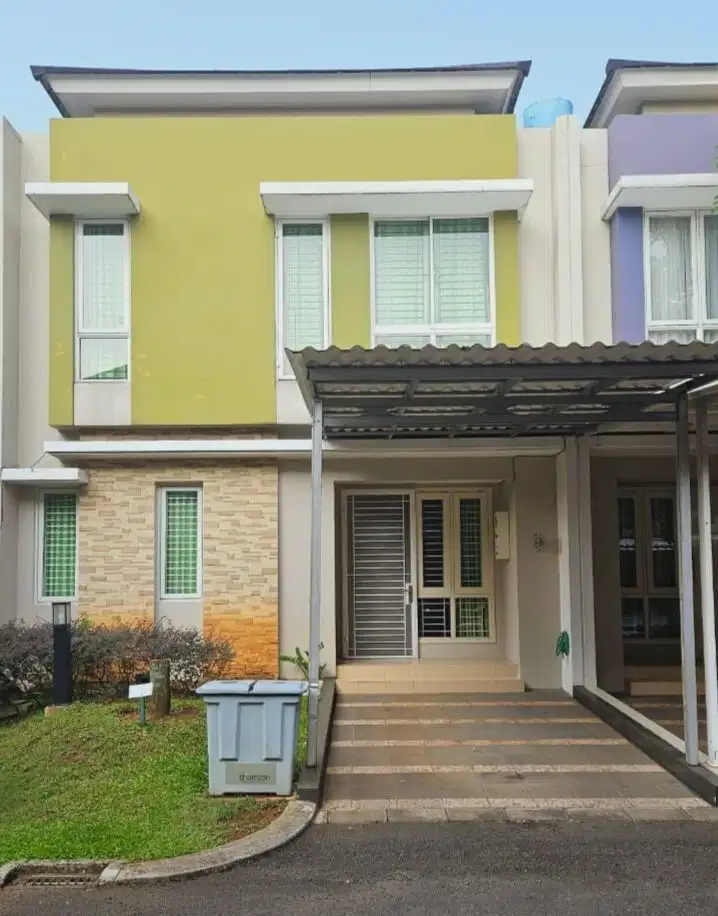 TURUN HARGA Rumah Cluster Thomson Gading Serpong 2 Lantai Semi Furnish