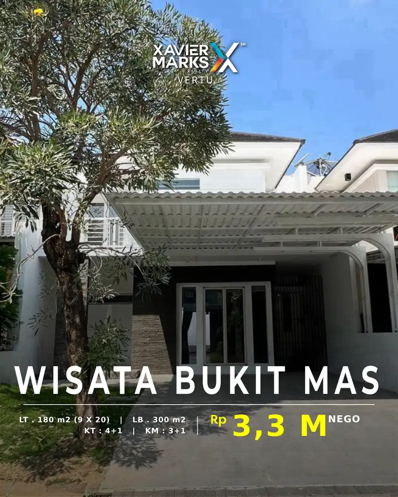 Rumah Minimalis, Bagus & Siap Huni, Wisata Bukit Mas, Surabaya