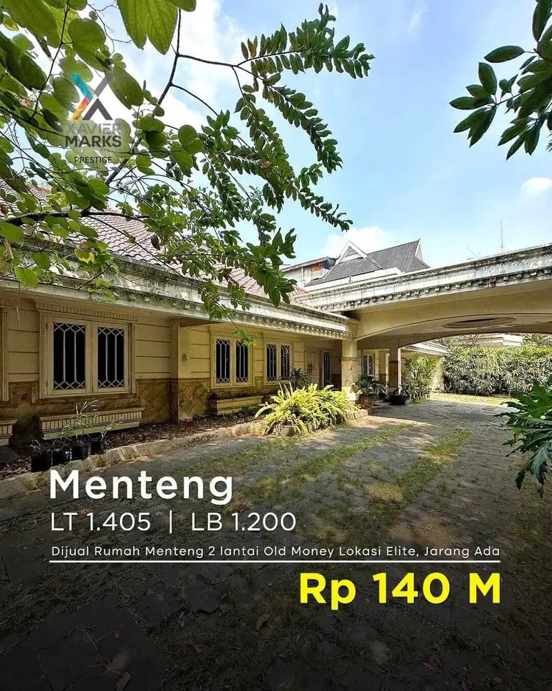 Rumah Menteng 2 lantai Dijual jl kamboja  Lokasi elite, jarang ada