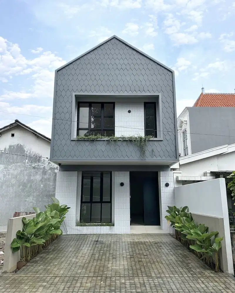 Rumah Scandinavian Brand New Dekat Tol di Graha Raya Bintaro gb15814