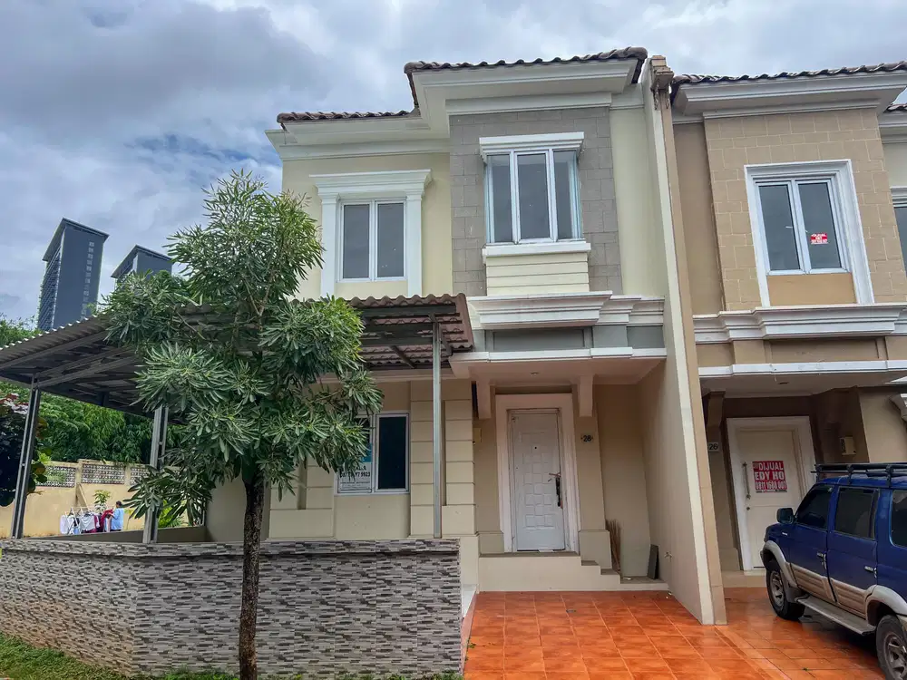Dijual Rumah Hoek 2 Lantai di Cluster Elista, Paramount Gading Serpong