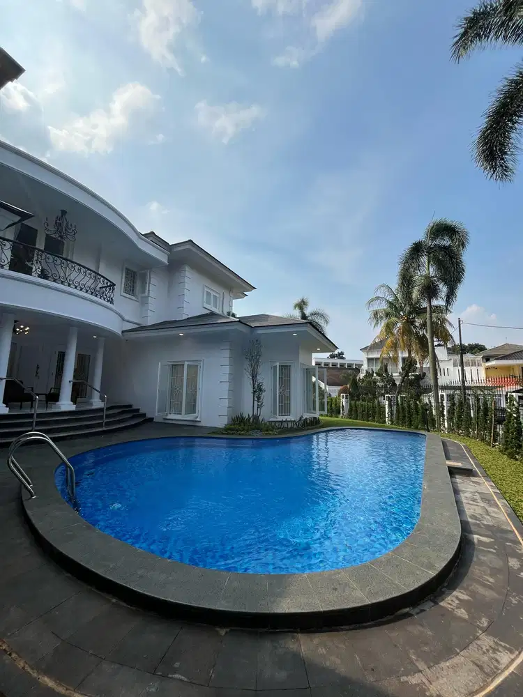 DJUAL RUMAH BARU DESIGN AMERICAN CLASSIC ONE GATE PONDOK INDAH JAKARTA