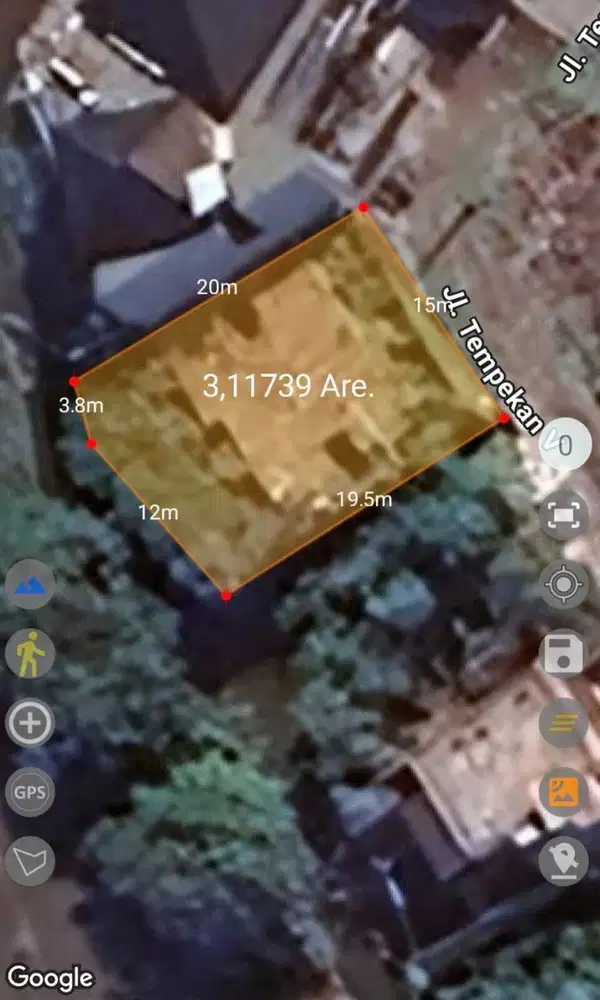 Tanah 3,1 Are Canggu Berawa