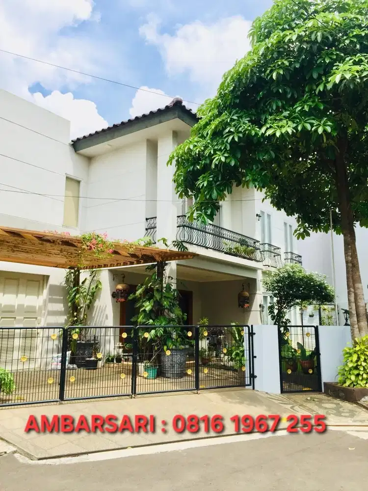 12274 - Rumah fully furnished bintaro sektor 7 shm bagus