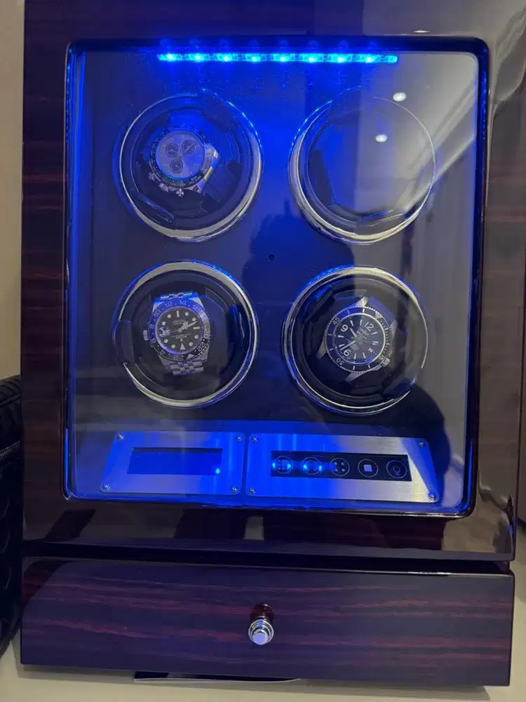 Watch winder marrone 4+2 slots