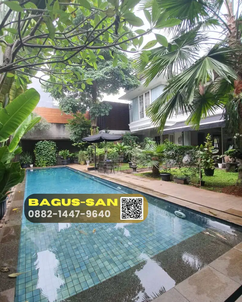 Jual Rumah Mewah Hook Cakep Luas 900M2 Rasa Villa Menteng Bintaro