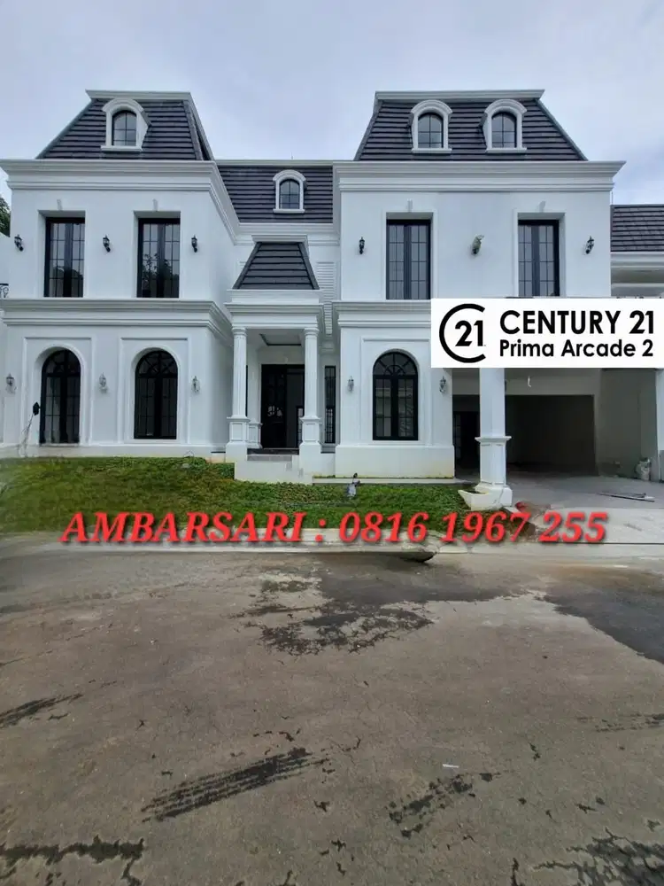 11182 - Rumah brand new american style bintaro sektor 9 shm mewah