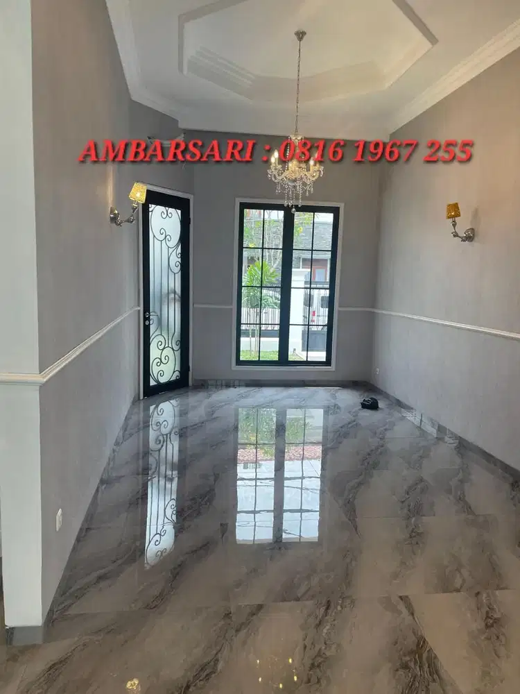 13303 - Rumah american style ada swim.pool di villa bintaro indah shm