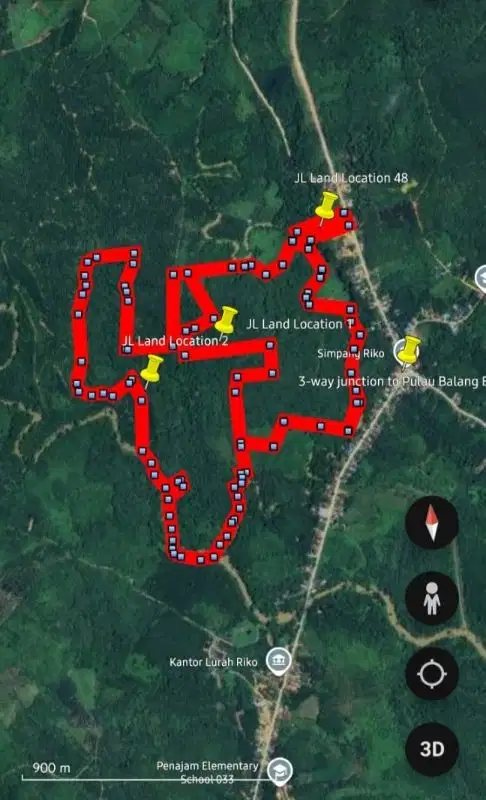 Tanah Luas Simpang Riko IKN Strategis Open Opsi Kerjasama